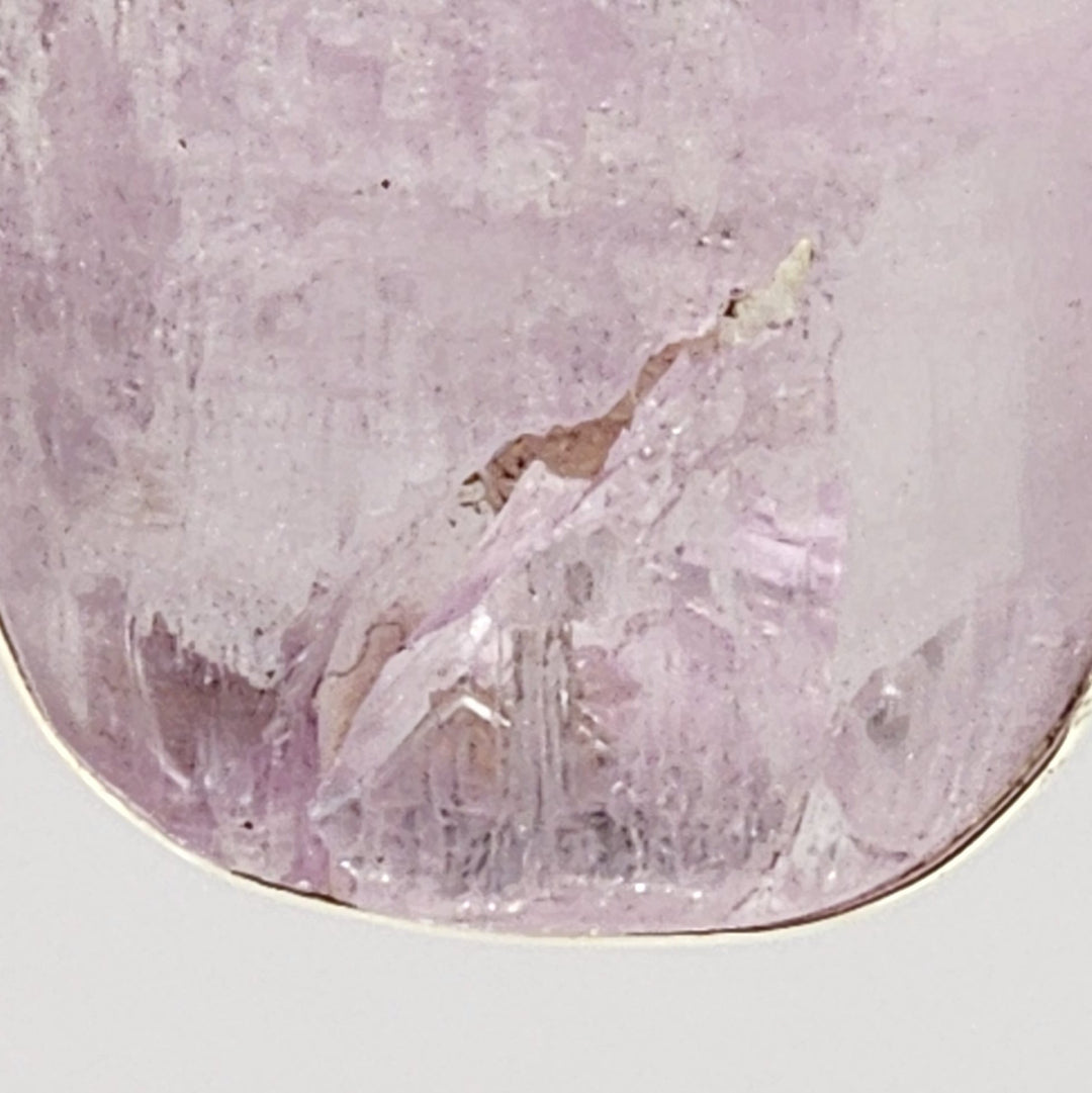 Pink Kunzite w/Herkimer Pendant MJ140