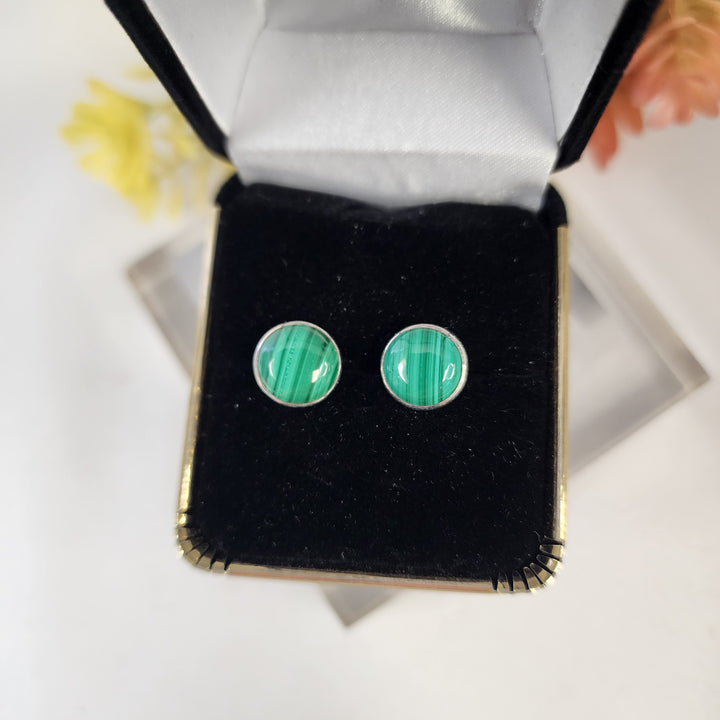 Malachite Earrings  -JDS26075