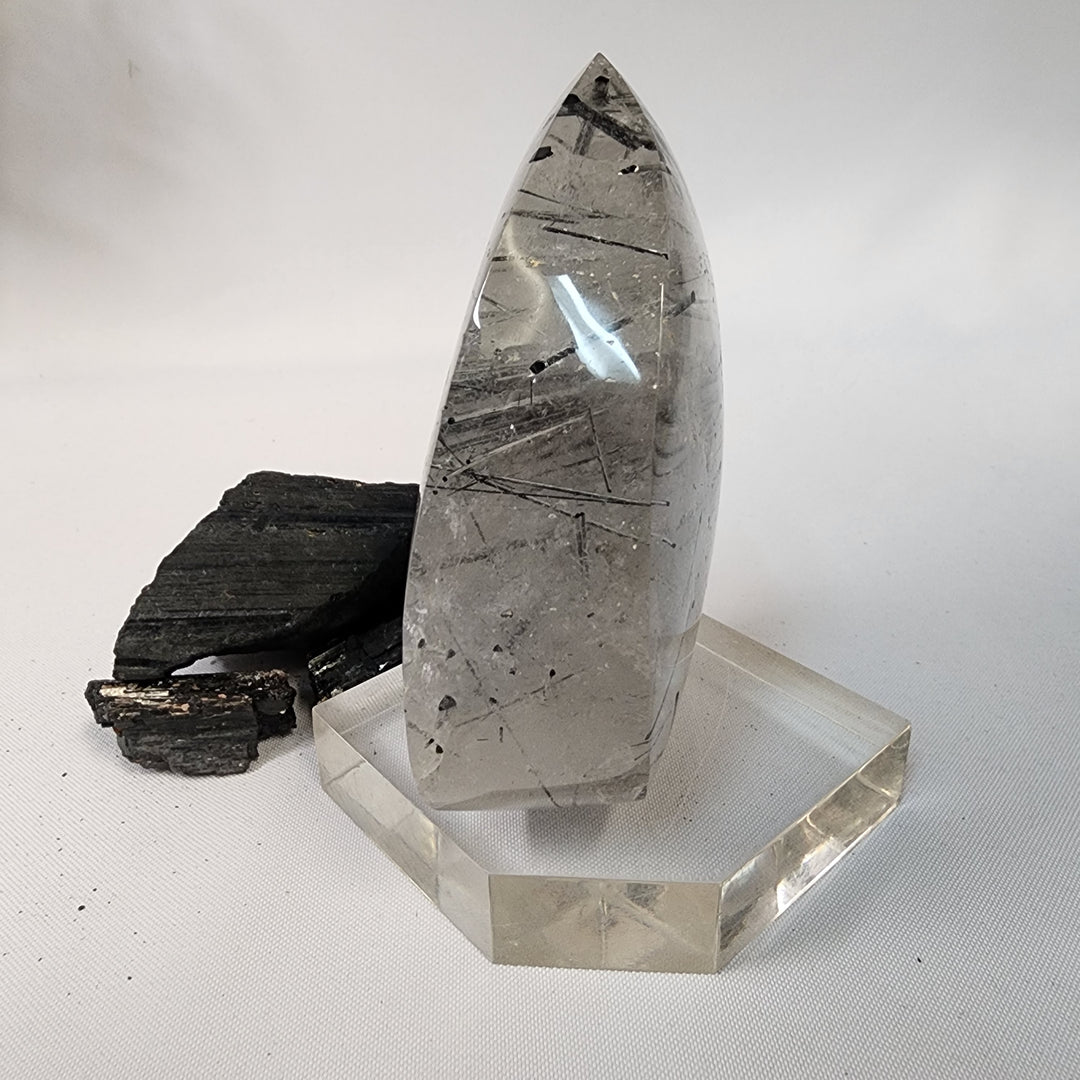 Black Tourmaline in Quartz-CR26043