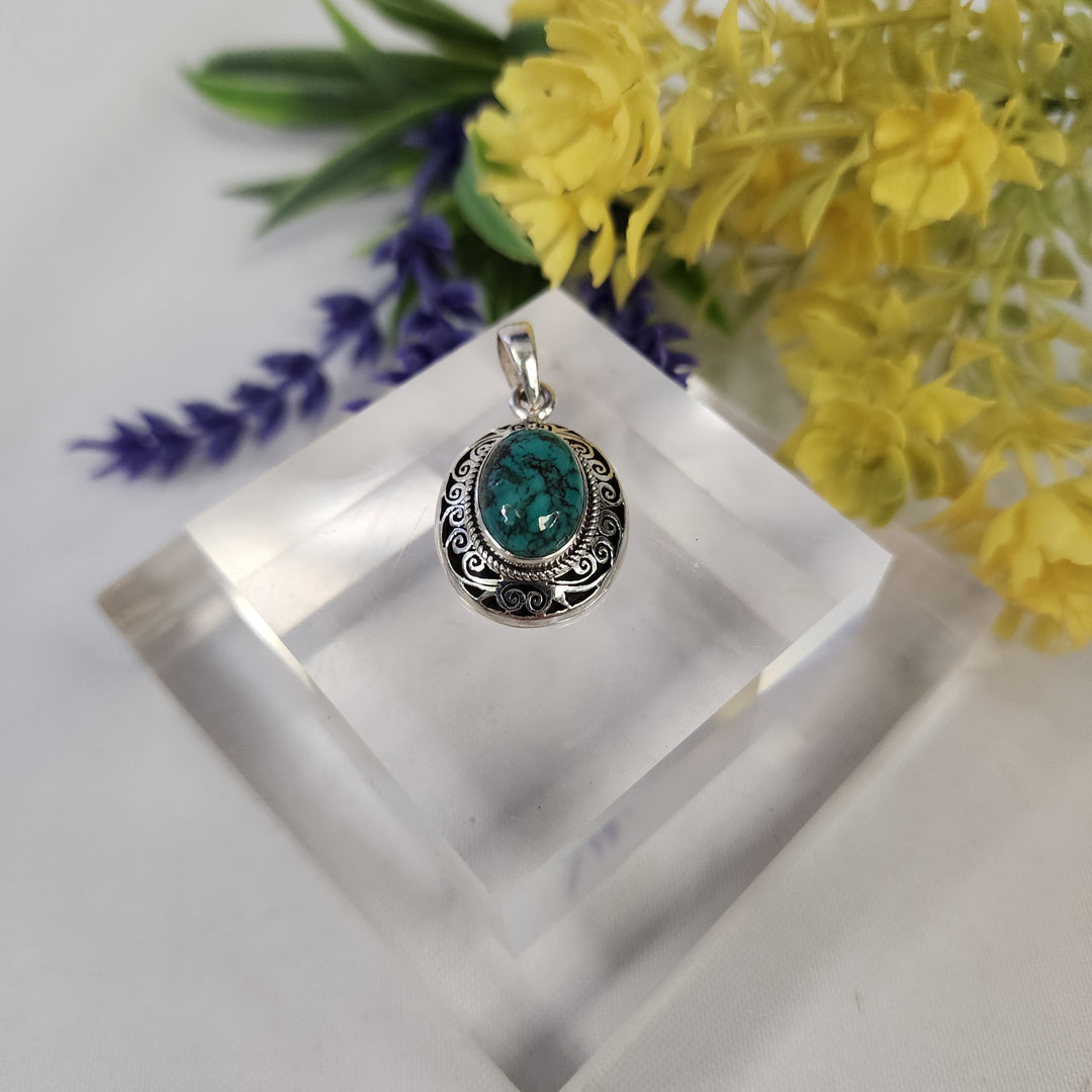 Turquoise Pendant  -JDS26125