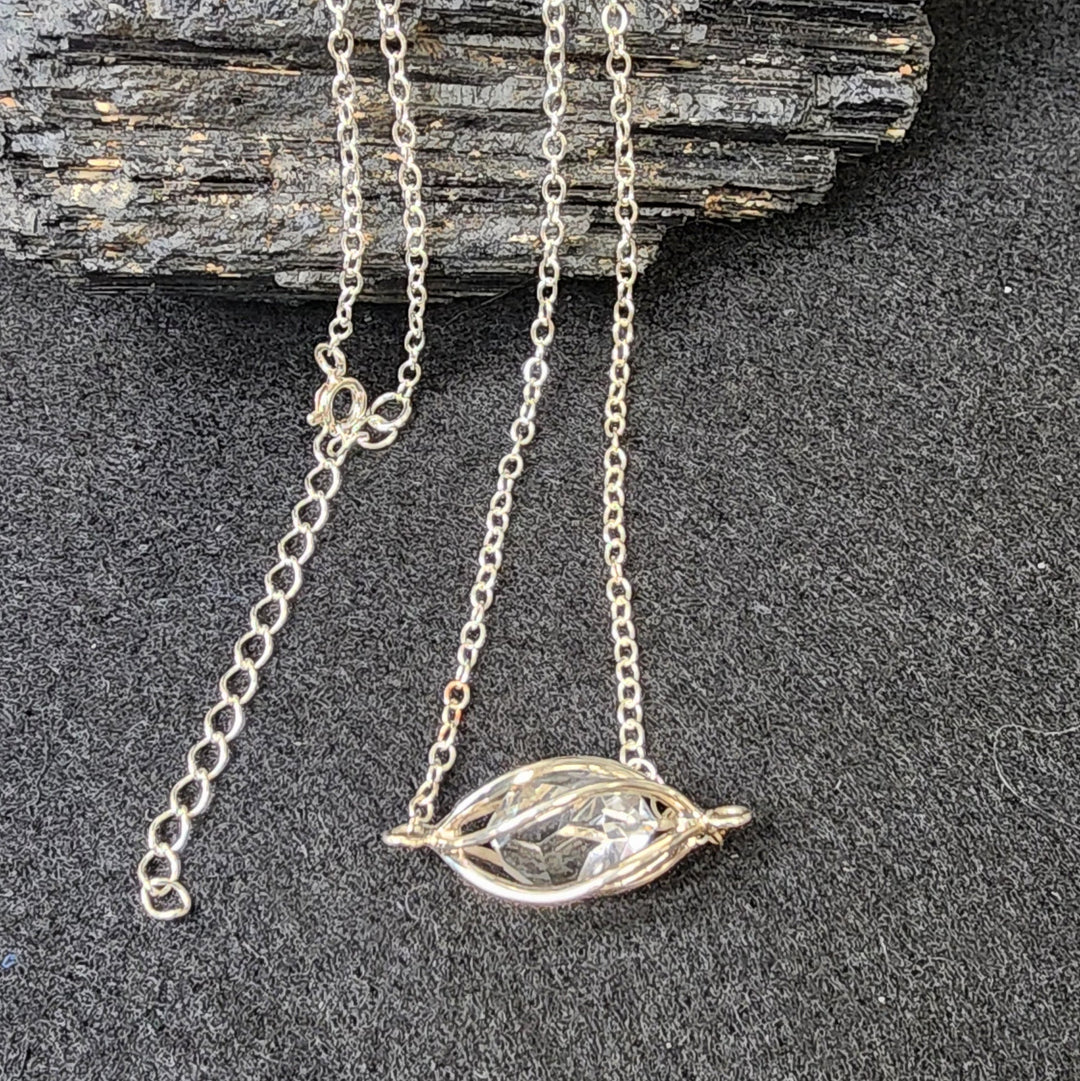 Herkimer-Chain Necklace-MJ142