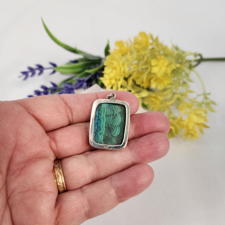 Malachite Pendant  -JDS26147