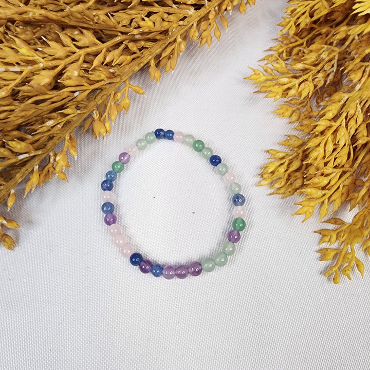 Mixed Stone (4mm) Bracelet Kid's Size