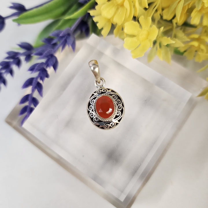Carnelian Pendant  -JDS26115