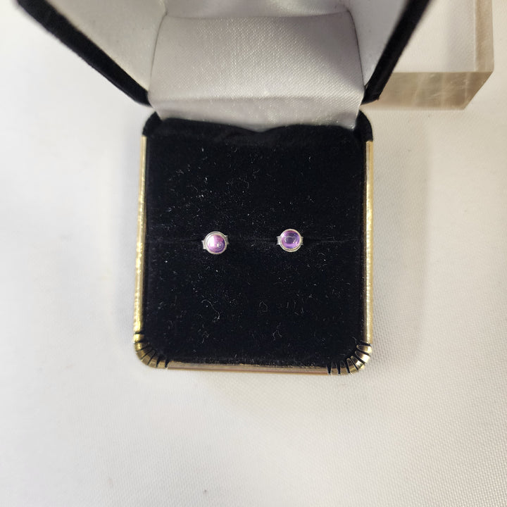 Amethyst Earrings SS  -JDS26009