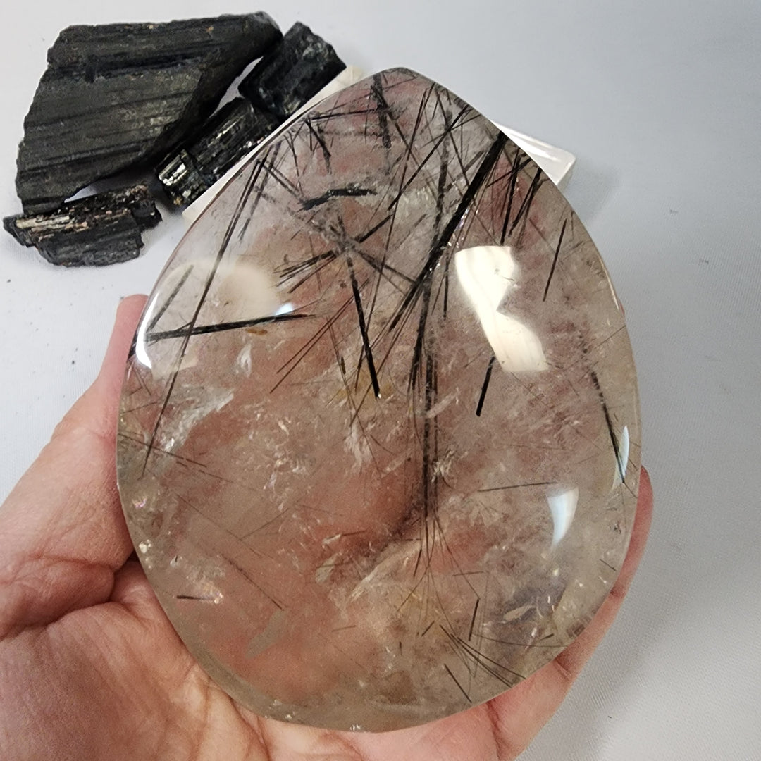 Black Tourmaline in Quartz-CR26039