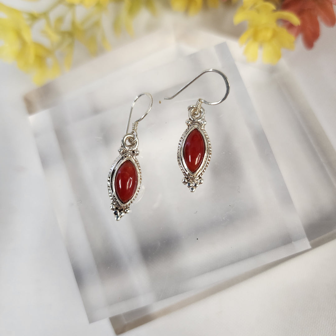 Coral  Earrings  -JDS26073