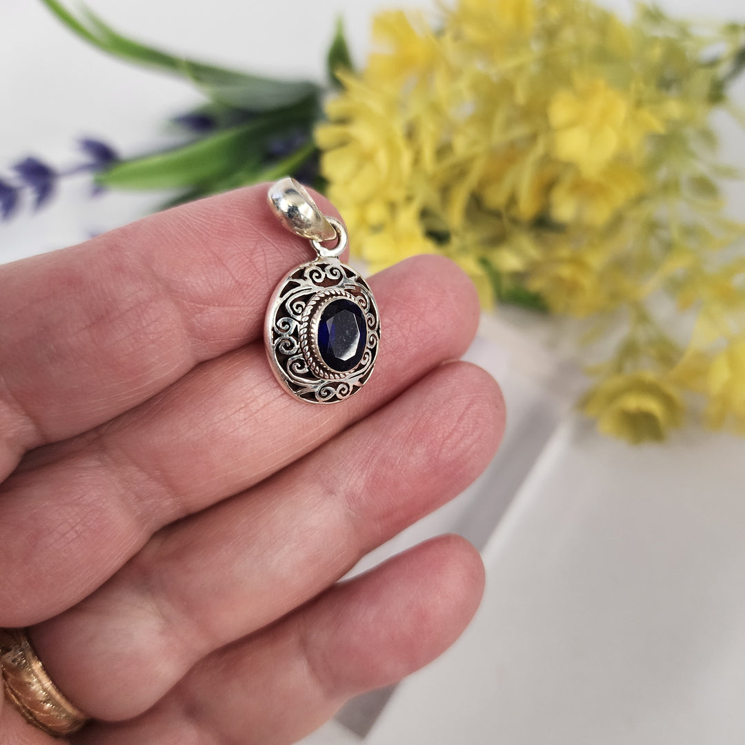 Sapphire Pendant  -JDS26105