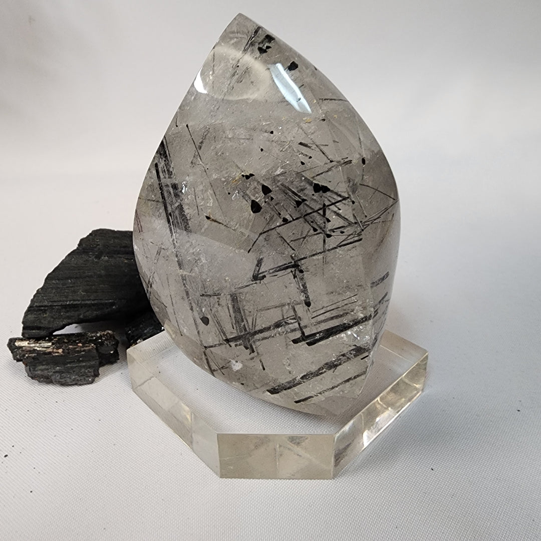 Black Tourmaline in Quartz-CR26043