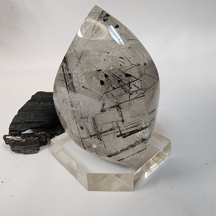 Black Tourmaline in Quartz-CR26043