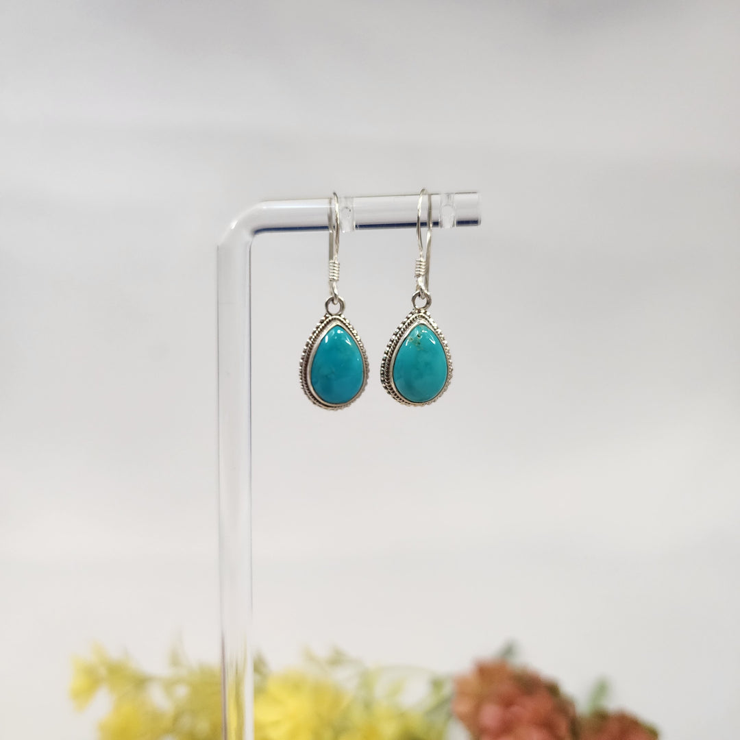Turquoise Earrings  -JDS26177