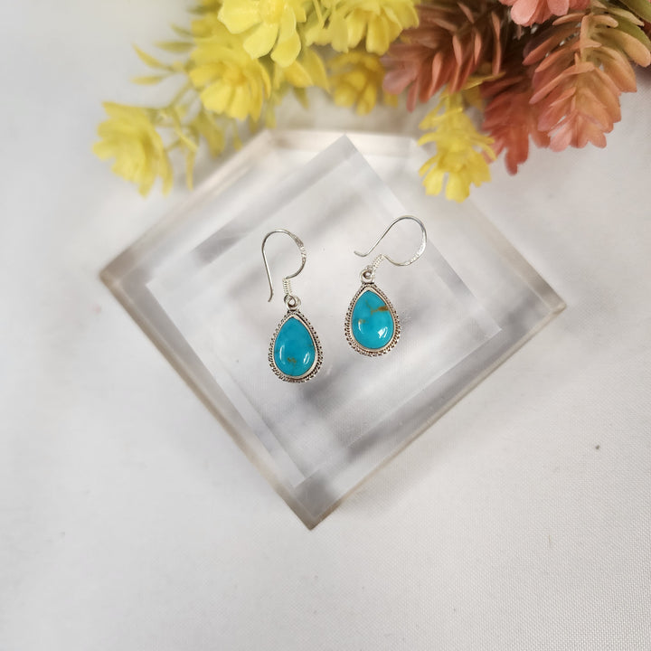 Turquoise Earrings  -JDS26164