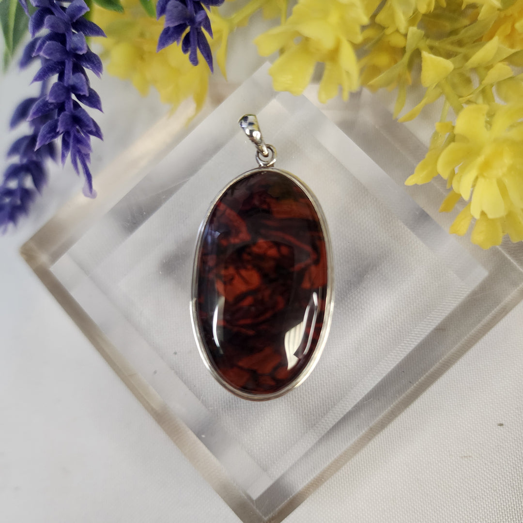 Red Jasper Pendant  -JDS26150