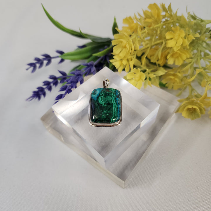 Malachite Pendant  -JDS26147