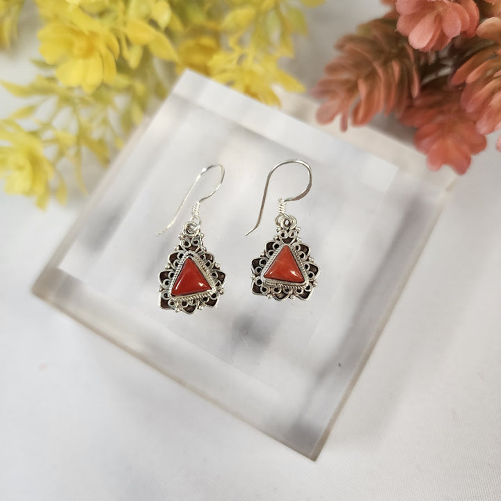 Coral Earrings  -JDS26069