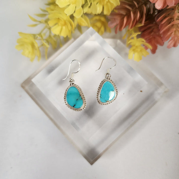 Turquoise Earrings  -JDS26178