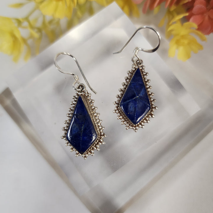 Lapis Lazuli Earrings  -JDS26179