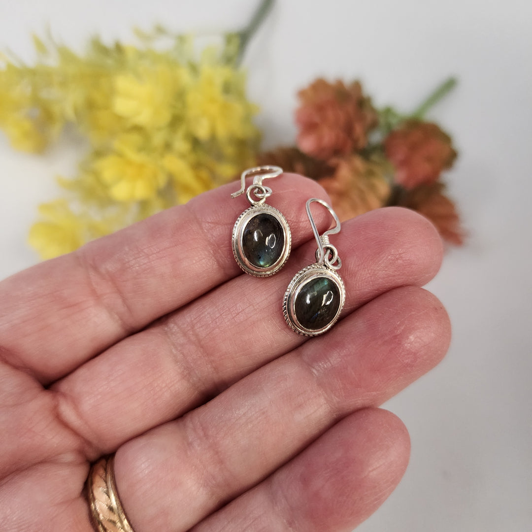Labradorite Earrings  -JDS26063