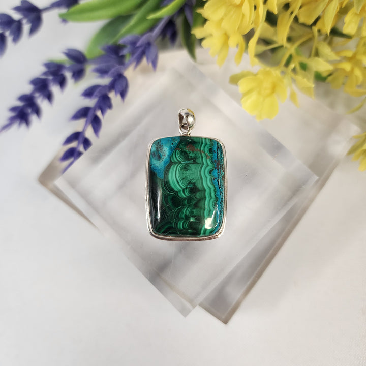 Malachite Pendant  -JDS26147