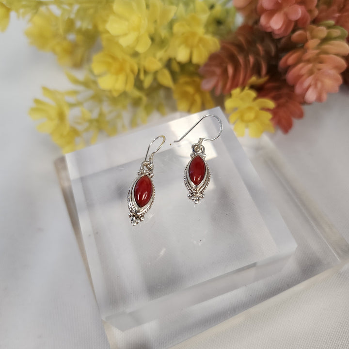 Coral  Earrings  -JDS26073