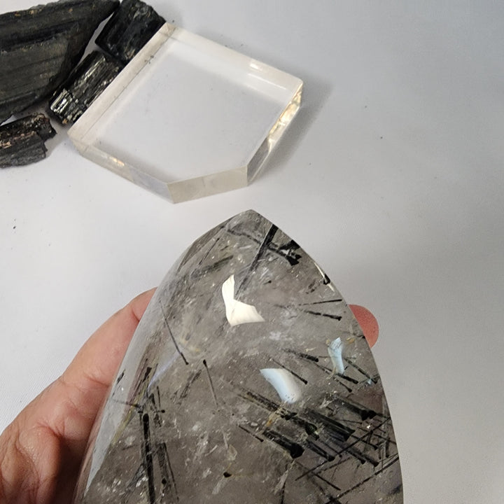 Black Tourmaline in Quartz-CR26043