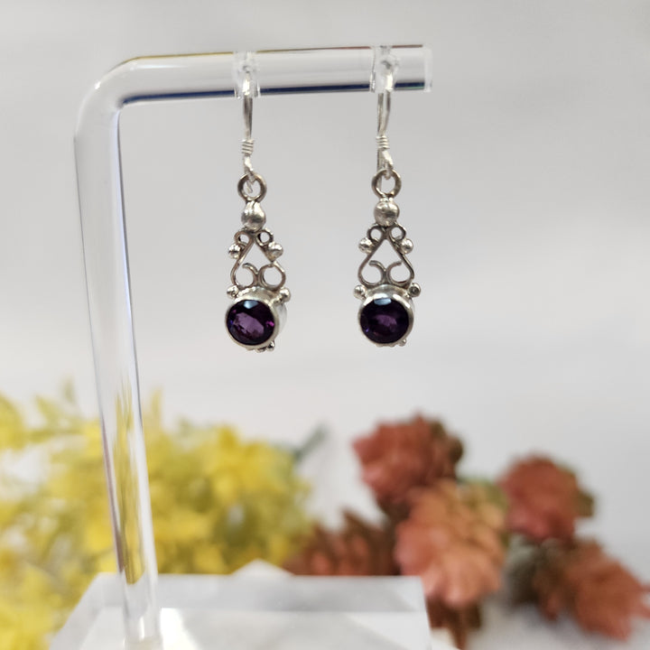 Amethyst Earrings  -JDS26062