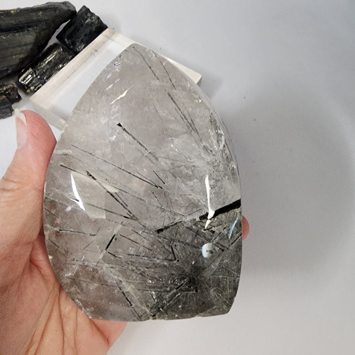 Black Tourmaline in Quartz-CR26044
