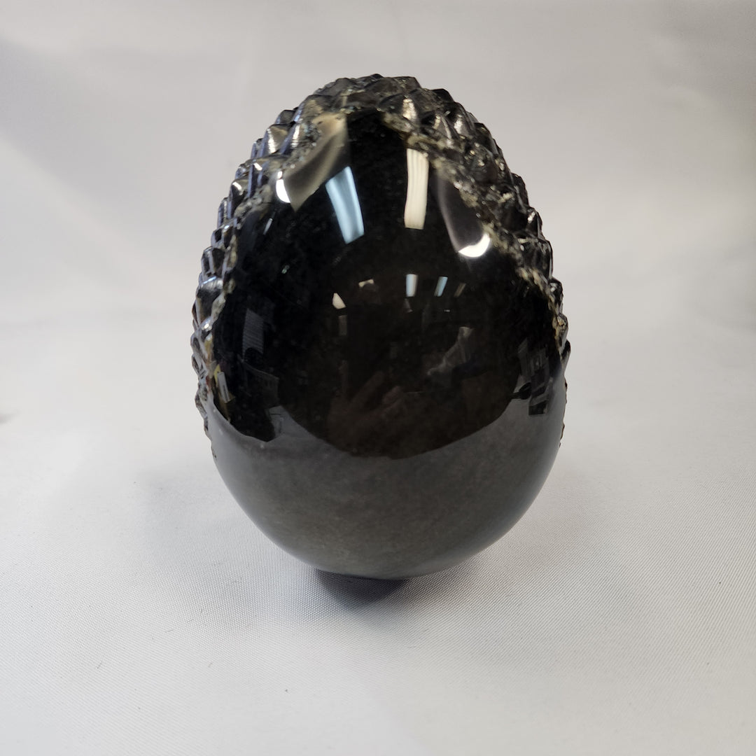 Goldsheen Obsidian Dragon Egg-DE-2