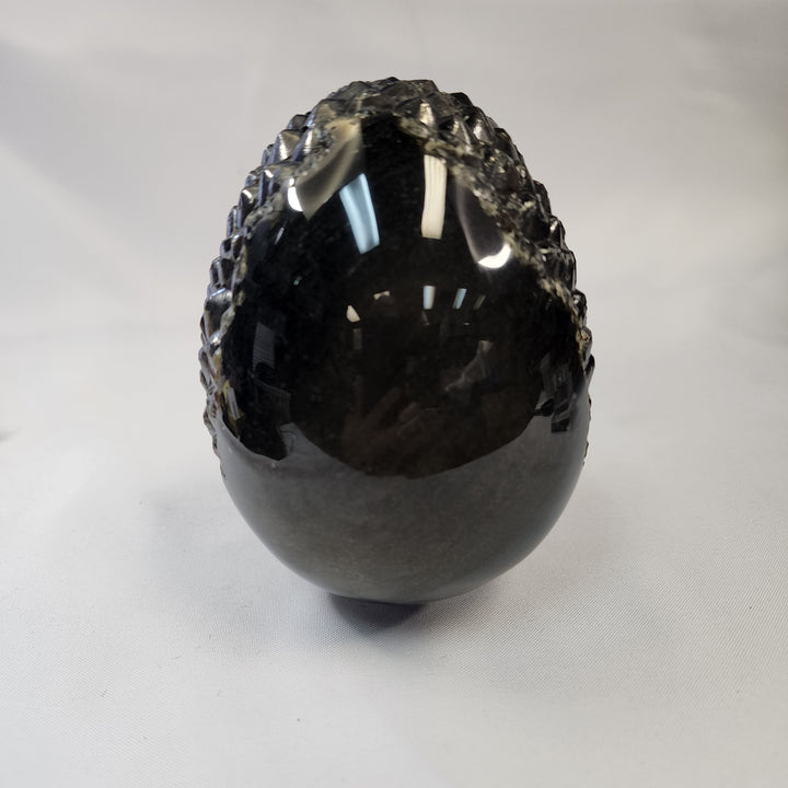 Goldsheen Obsidian Dragon Egg-DE-2