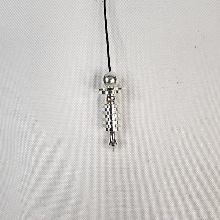 Chambered Pendulum Silver Plated P91