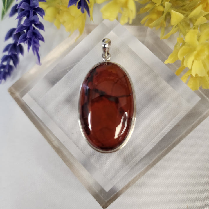 Red Jasper Pendant  -JDS26151