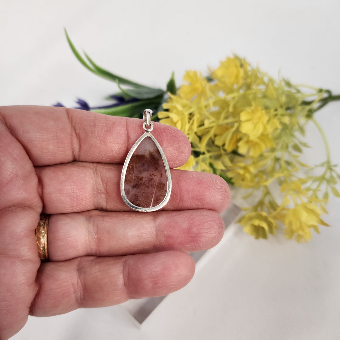 Dendrite Agate Pendant  -JDS26101