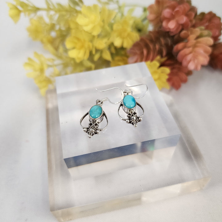 Turquoise Earrings  -JDS26072