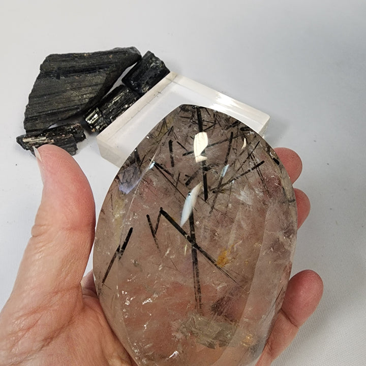 Black Tourmaline in Quartz-CR26039