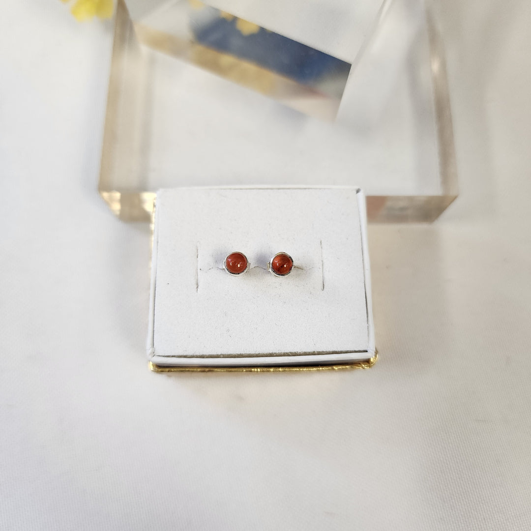 Carnelian Earrings SS  -JDS26010