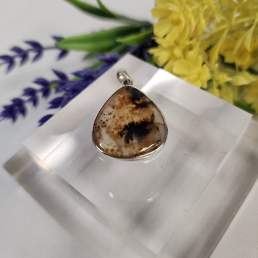 Dendrite Agate Pendant  -JDS26100