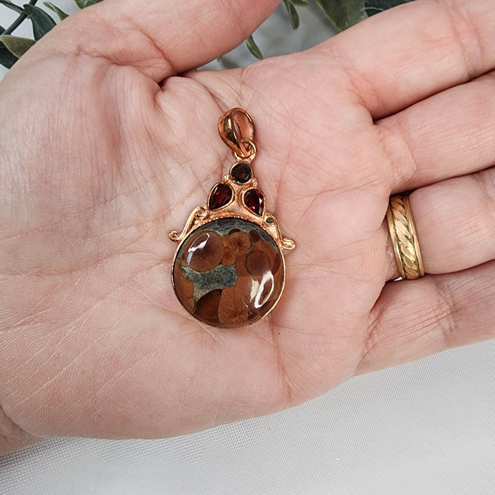 Poppy Jasper Pendant-MJ173