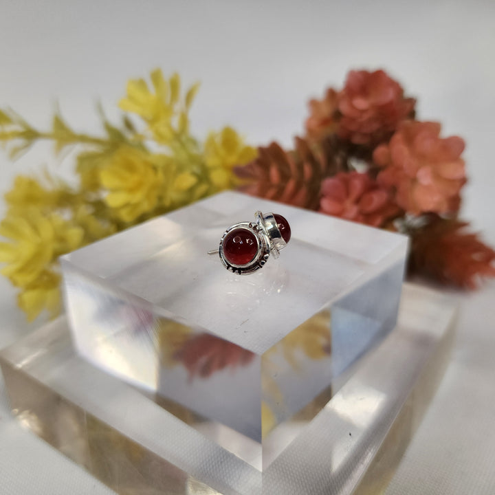 Carnelian Earrings  -JDS26059