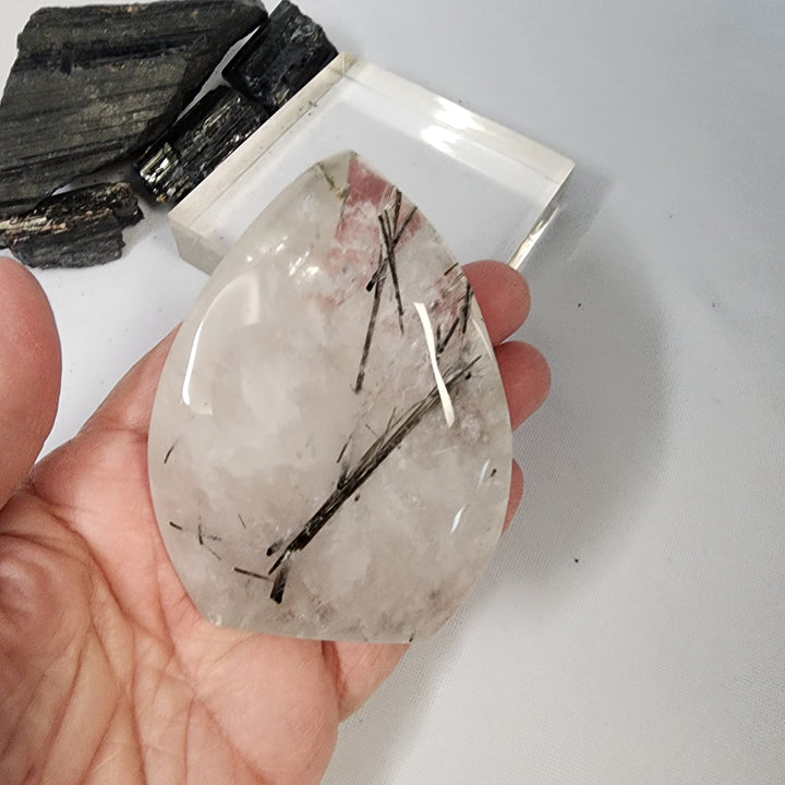 Black Tourmaline in Quartz-CR26036