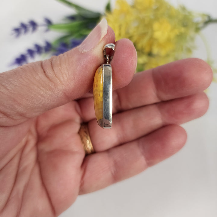 Bumblebee Jasper Pendant  -JDS26099