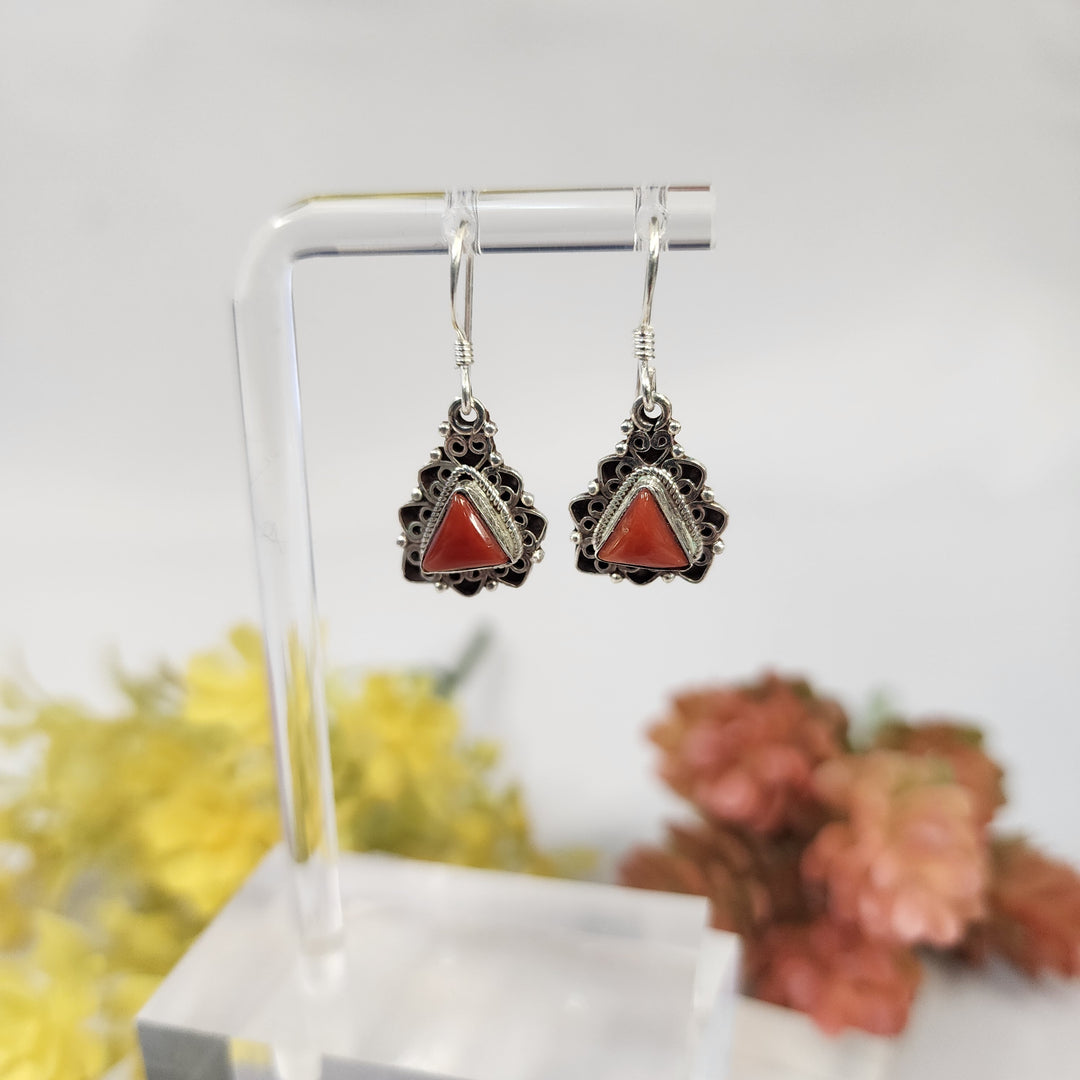 Coral Earrings  -JDS26069