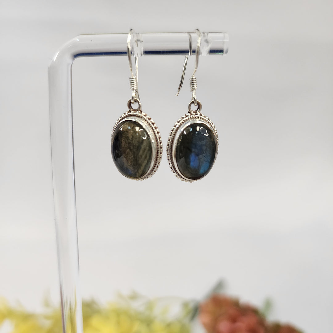 Labradorite Earrings  -JDS26182