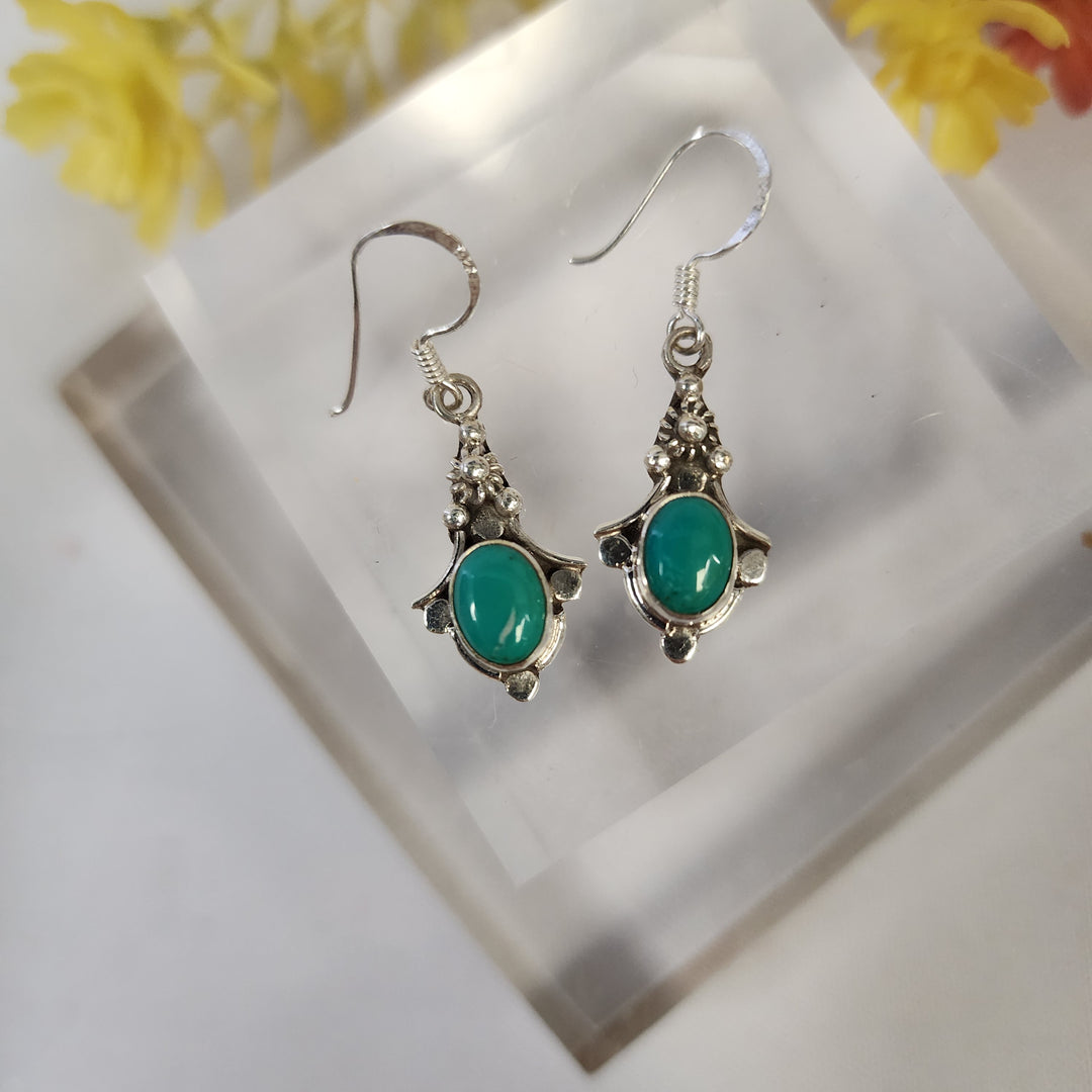 Turquoise Earrings  -JDS26079