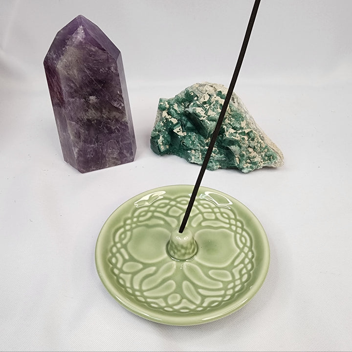 Tree of Life Ceramic Incense Burner