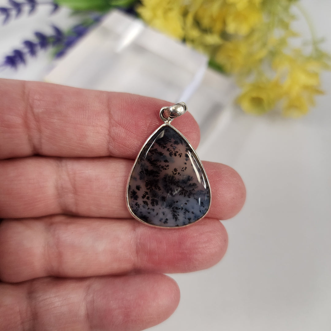 Dendrite Agate Pendant  -JDS26102
