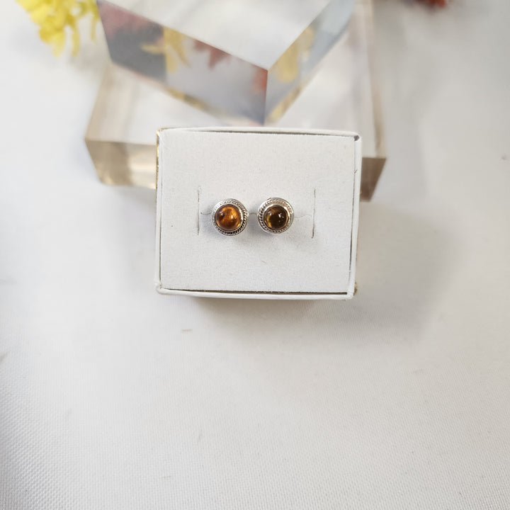 Citrine Earrings SS  -JDS26016
