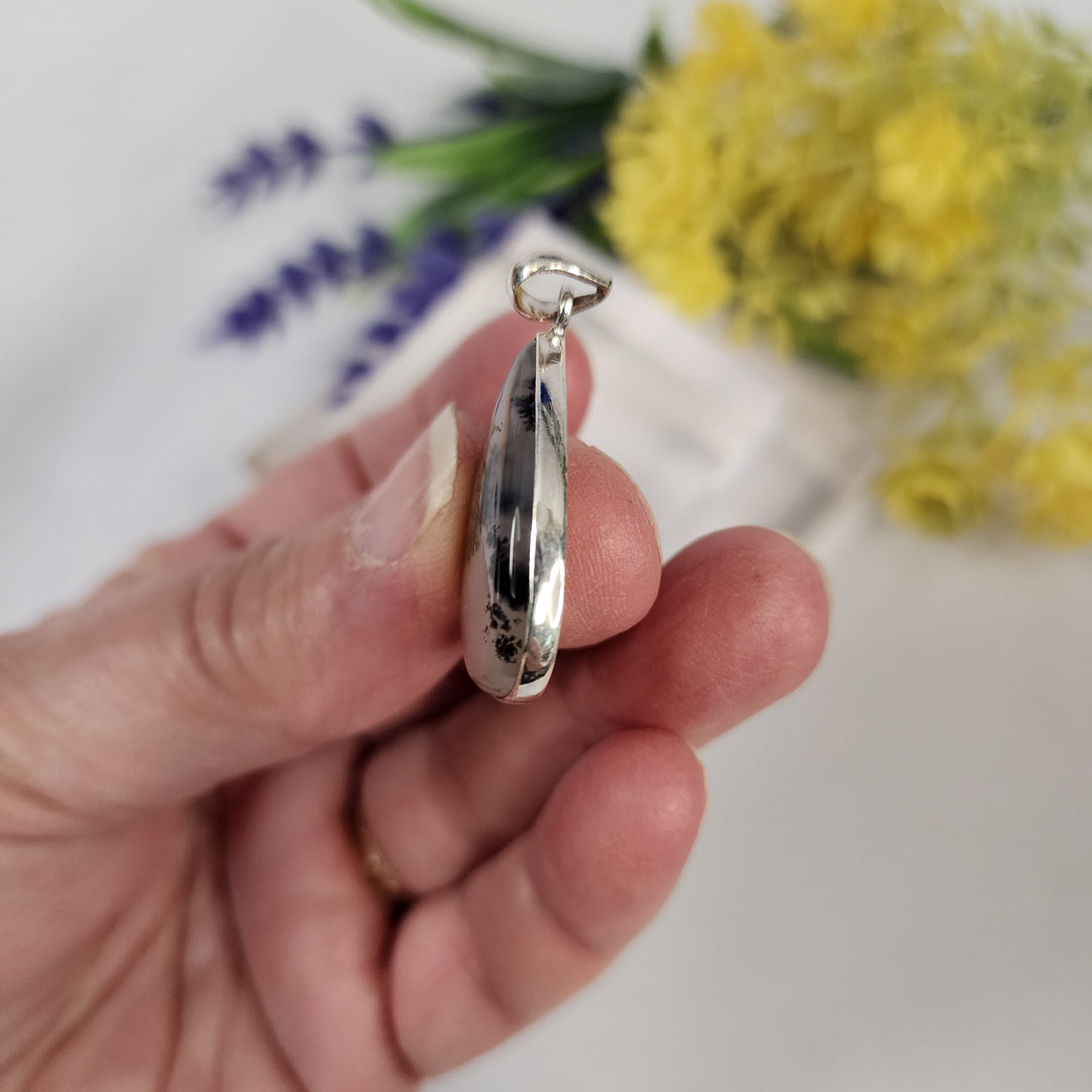Dendrite Agate Pendant  -JDS26103