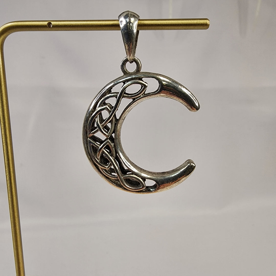 Celtic Moon Pendant-MJ166