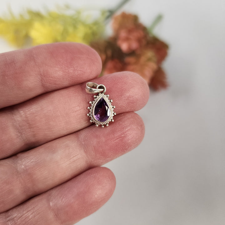 Amethyst Pendant  -JDS26041