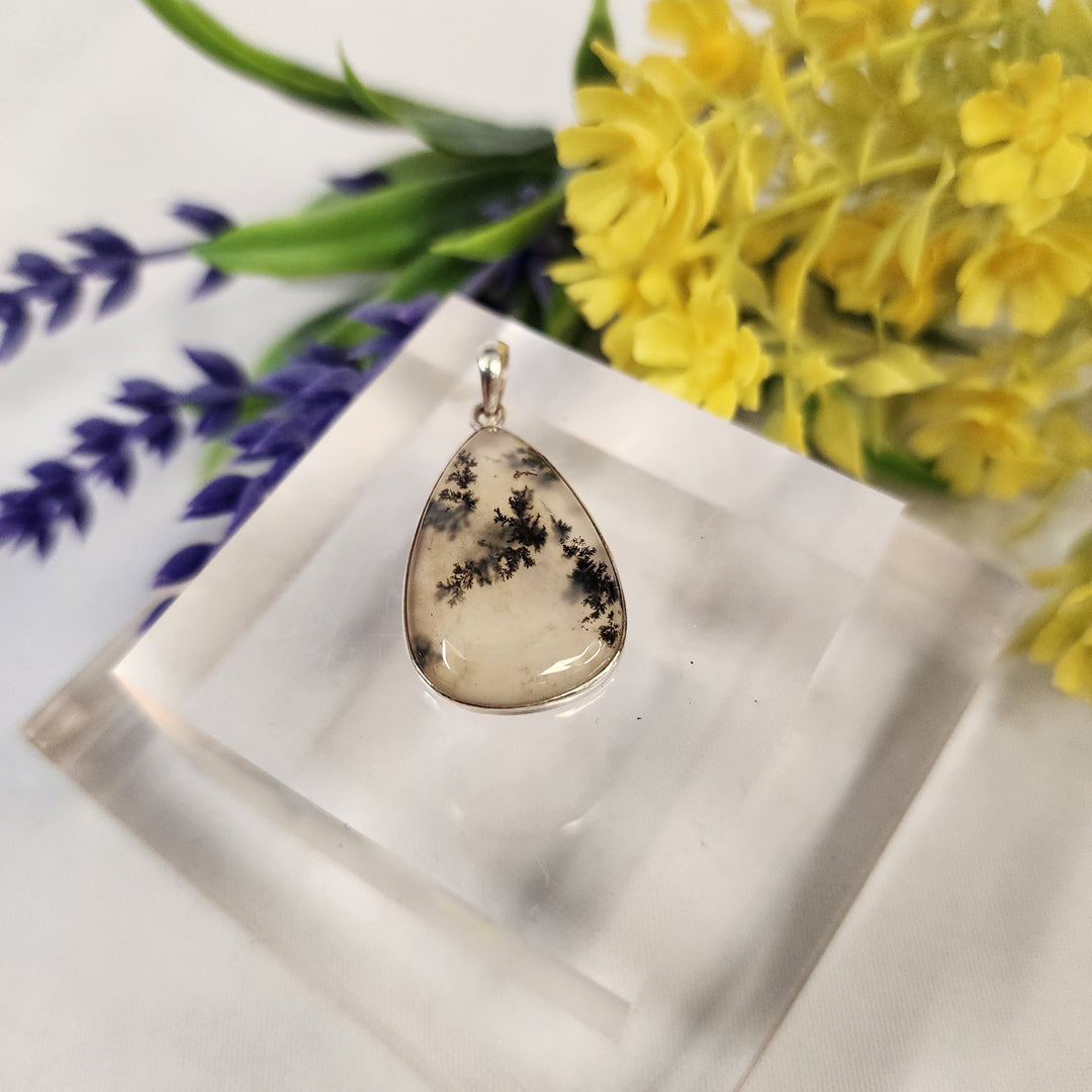 Dendrite Agate Pendant  -JDS26103